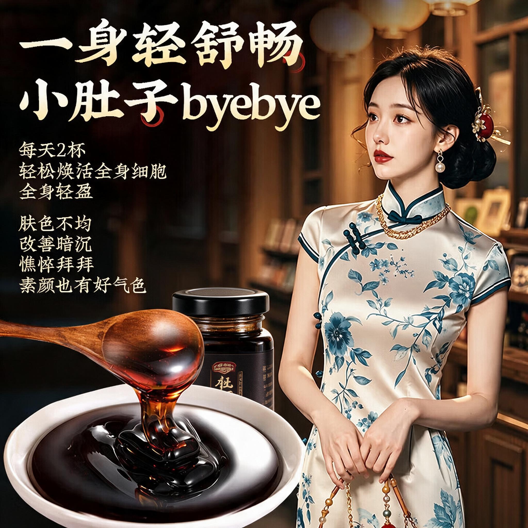时珍杏林堂枇杷秋梨膏五指毛桃茯苓膏中药膏滋滋补膏清润甘甜多种草本 时珍杏林堂五指毛桃茯苓膏300克 300g*1瓶
