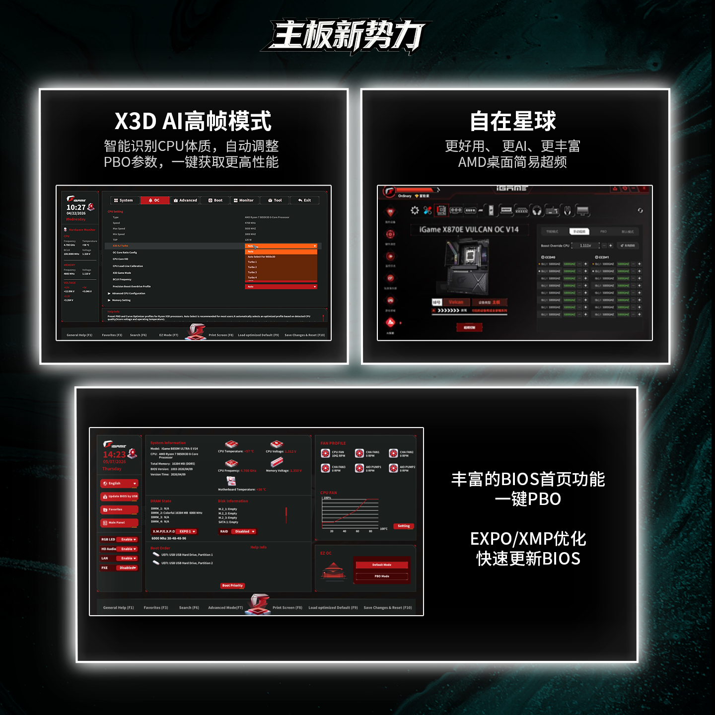 七彩虹 iGame X870E VULCAN W OC V14 白火神DDR5 图 9