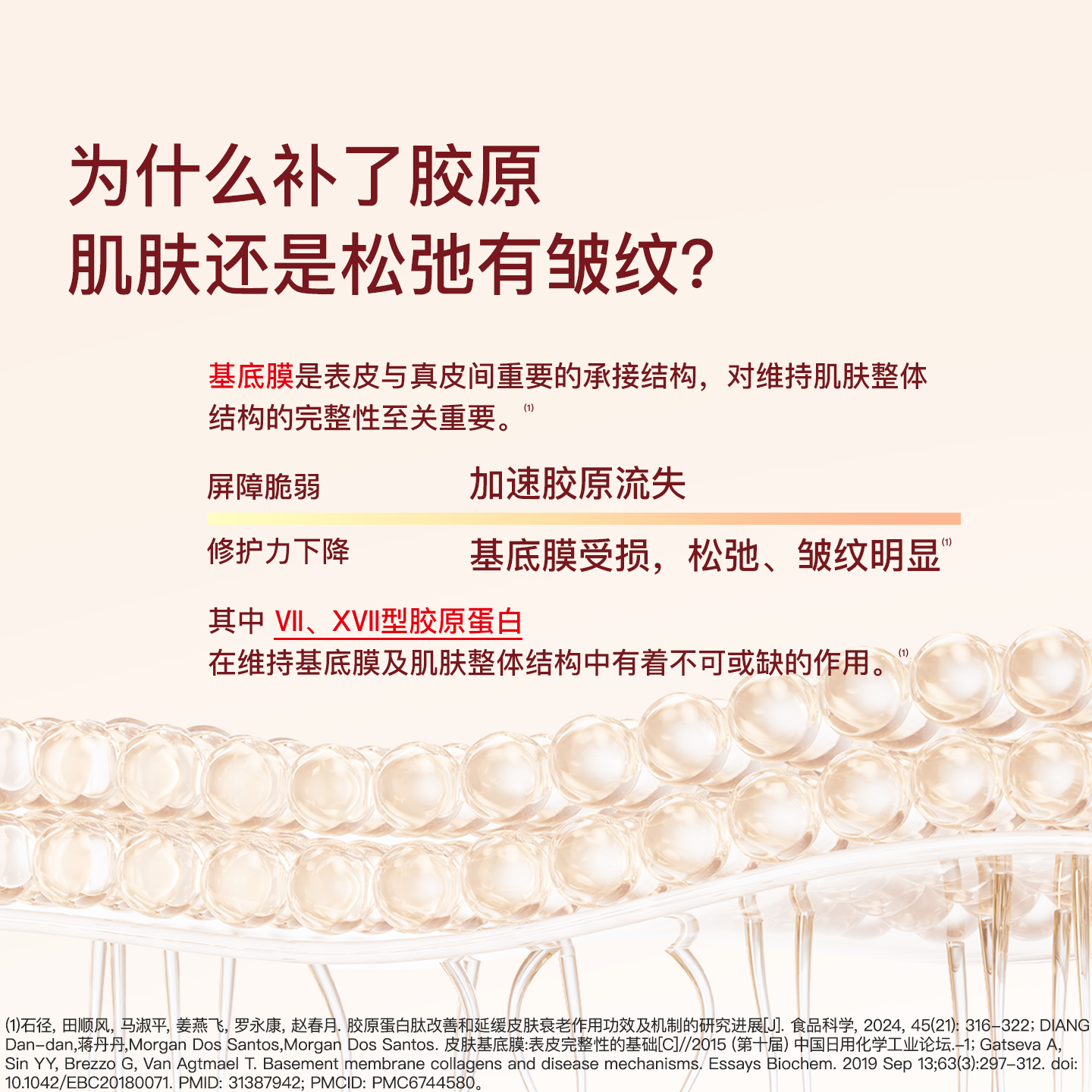 听研【全嘻嘻同款】赋能精粹胶原油次抛精华液抗皱紧致舒缓滋养修护 黄油次抛精华主赠到手40支