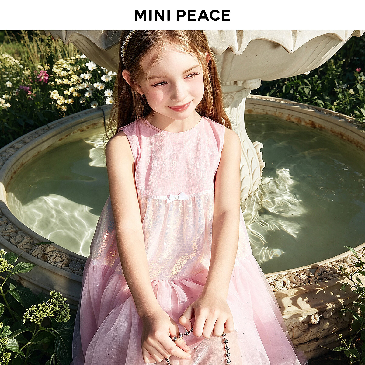 【公主系列】MINIPEACE太平鸟童装女童公主裙夏季新款儿童连衣裙