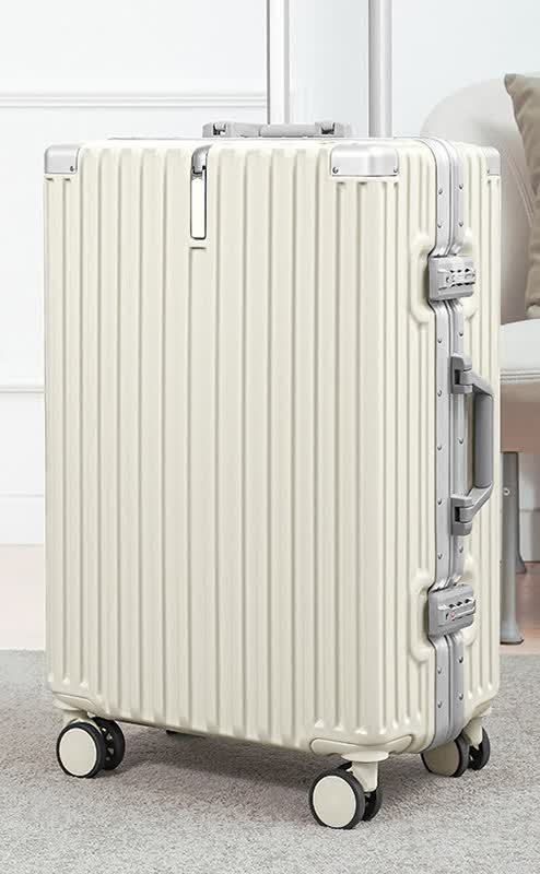 2022新款 奢曼妮 铝框行李箱大容量结实耐用万向轮拉杆旅行密码皮箱