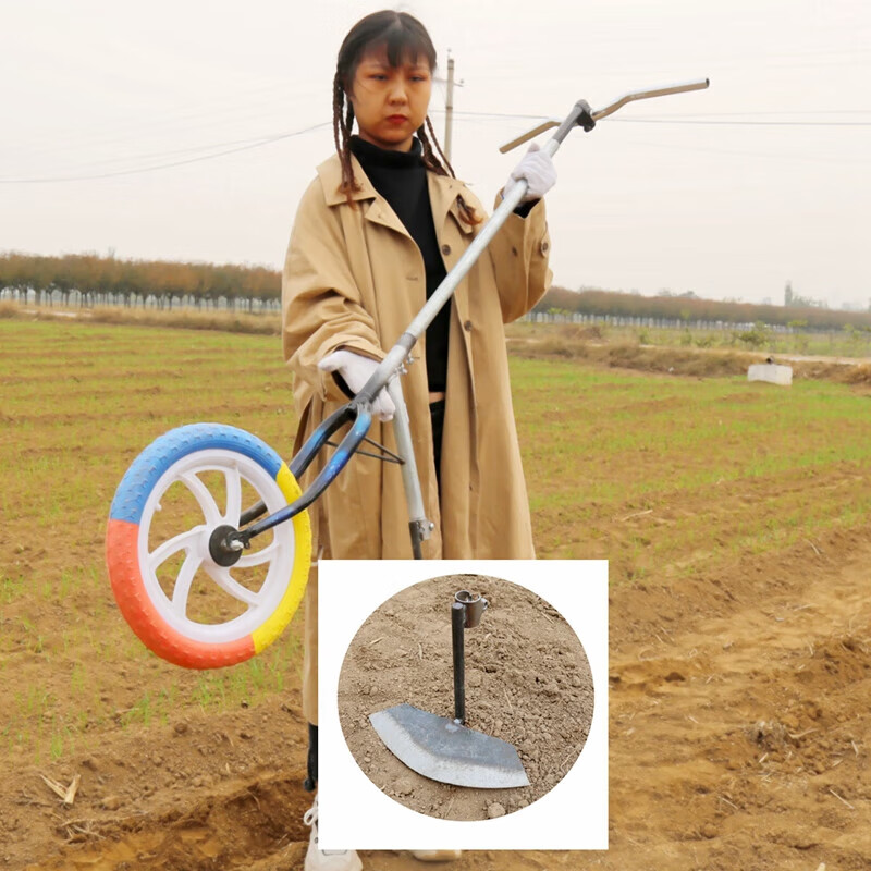 锄草神器松土农用工具除草翻土铲翻地耕地小型起垄开沟锄头培土机