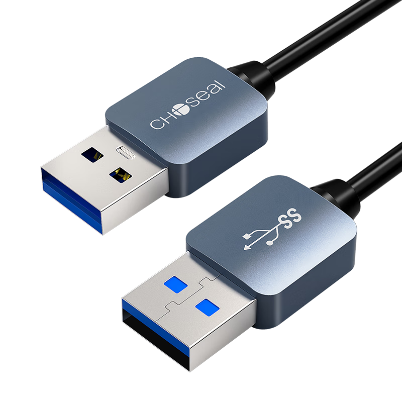 ��Ҷԭ(CHOSEAL)˫ͷUSB3.0���Թ����ݴ����� �ƶ�Ӳ�̺и����ӳ� �ʼǱ�ɢ���������������� 2�� QS530T2 26.9Ԫ