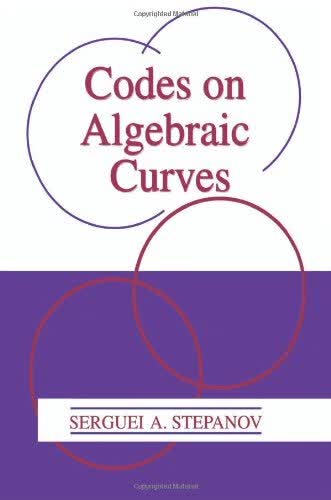 预订 Codes on Algebraic Curves