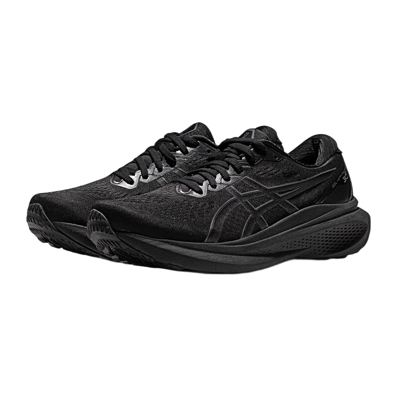亚瑟士ASICS男子稳定支撑透气跑步鞋 GEL-KAYANO 30 黑色/黑色 42