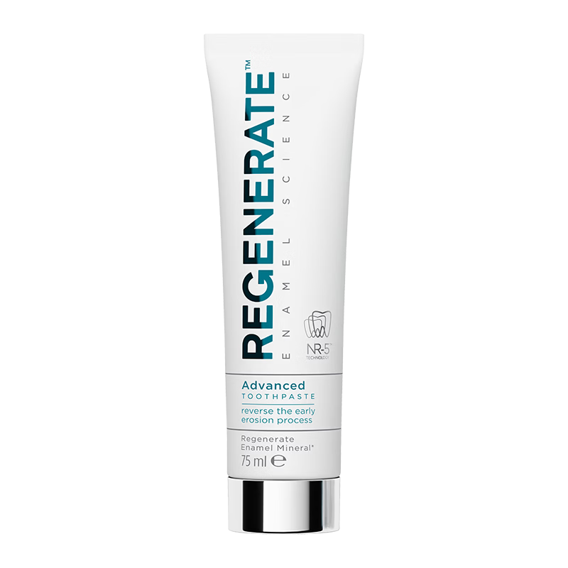 Regenerate修护牙釉质牙膏含氟美白固齿75ml*1支 法国高端进口清新口气