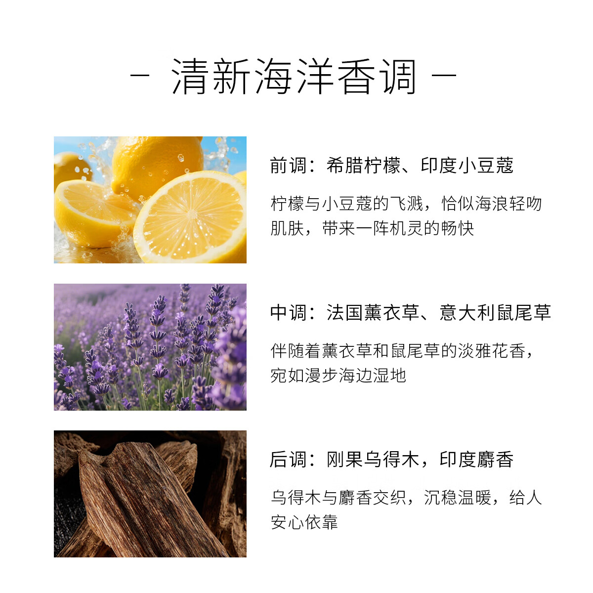 名蓝清泉男士香水持久留香淡香清新自然古龙海洋男人味生日礼物送小样 海洋香调 | 清泉男士香水 50ml