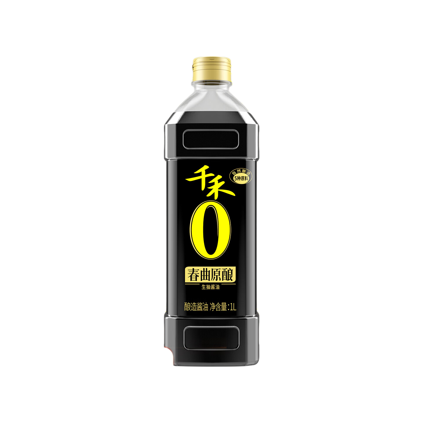 千禾0添加酱油生抽 匠心酿造调味品春曲原酿1L  【约2.4斤】春曲原酿1L*1瓶