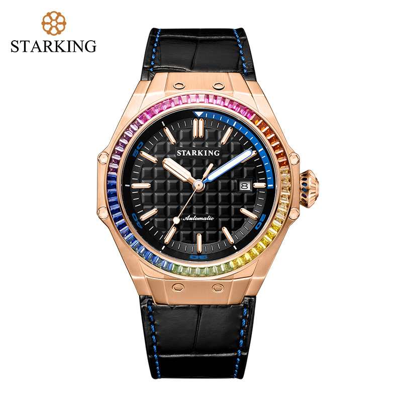 一折拍限3只星皇高档名表彩虹钻新款炫酷男表全自动进口机械表瑞士