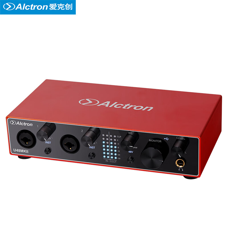 爱克创（Alctron） U48MKII外置声卡U48直播电脑录音USB外置声卡U24MKII声卡 橙色U48MKII怎么看?