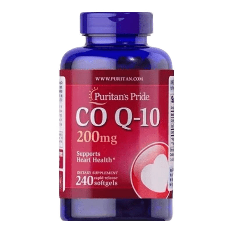 普丽普莱(Puritan's Pride)酶Q10软胶囊200mg*240粒 高含量中老年软胶囊保护心脏心脑血管 原装进口 240粒*2瓶