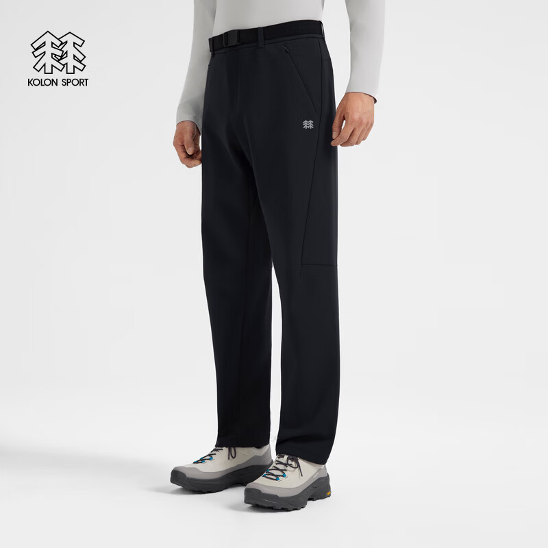 KOLON SPORT/可隆户外软壳裤 男士透湿远红外防风防泼水复合软壳裤
