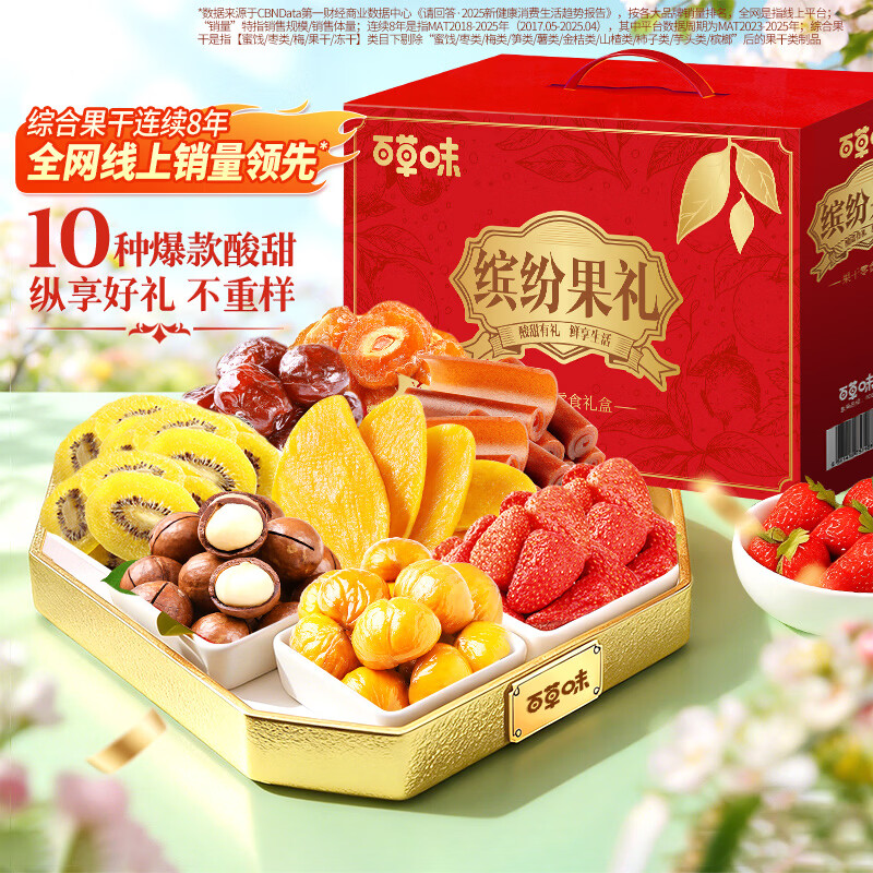 百草味坚果果干礼盒1528g整箱 49元，百草味坚果礼盒2146g/20件整箱 79元 - 86线报