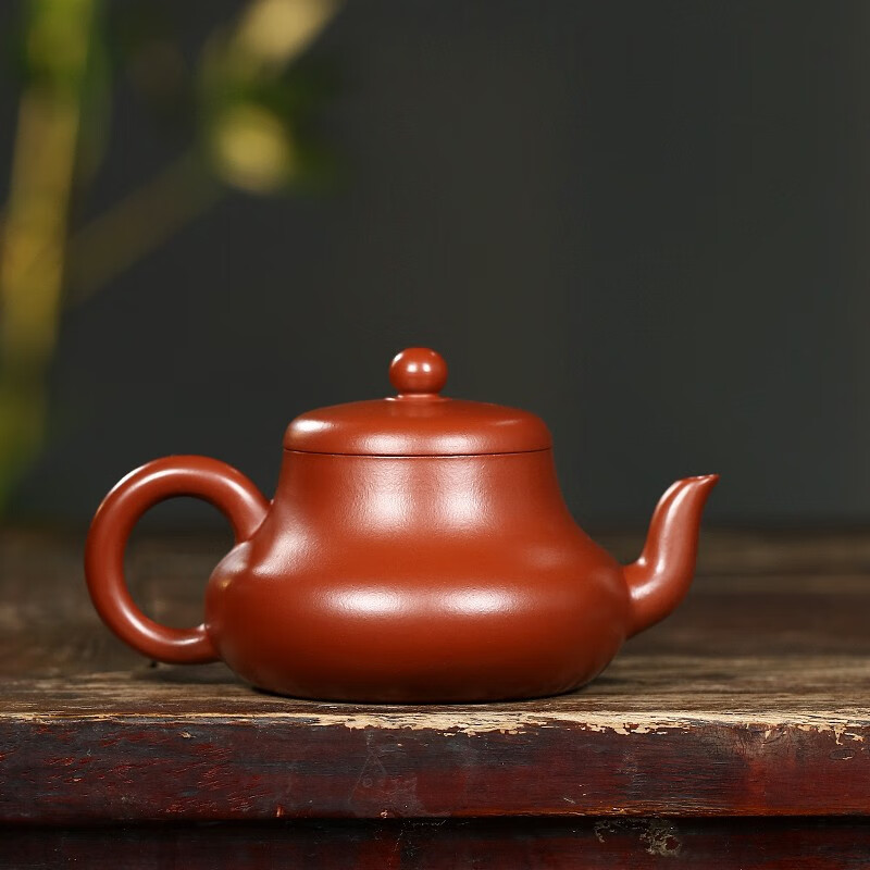 月壶茗清宜兴原矿大红袍紫砂壶纯手工功夫茶具茶壶单壶小品君德壶180