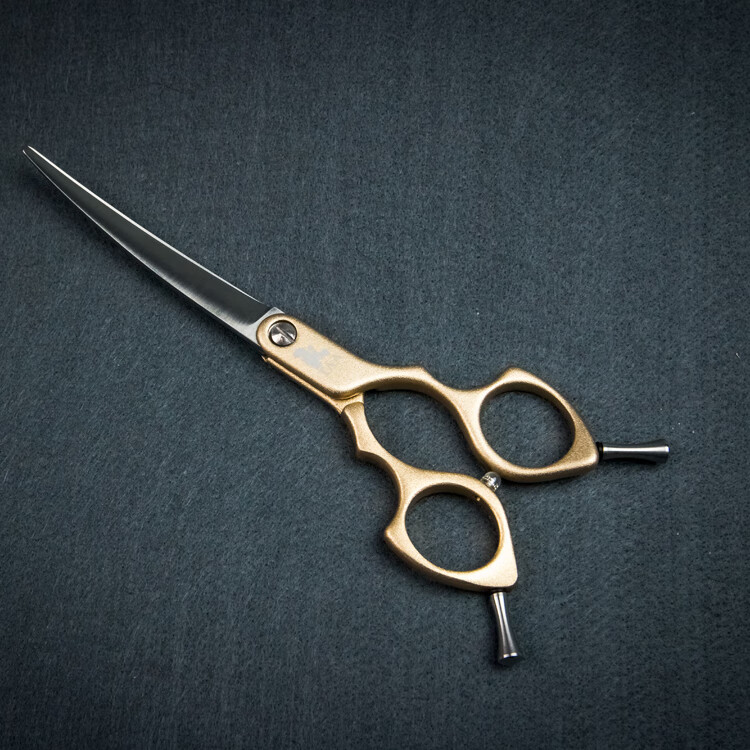 它它taa宠物美容小弯剪刀彩色铝合金h01/6.