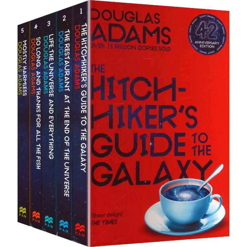 银河系漫游指南全集盒装版1-5 英文原版THE COMPLETE HITCHHIKER'S GUIDE TO THE GALAXY BOXSET 图书