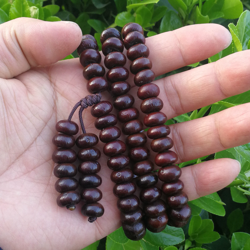 精选高密高油满包金碗紫金钵盂菩提子108颗手串 原籽男士手链佛珠 7