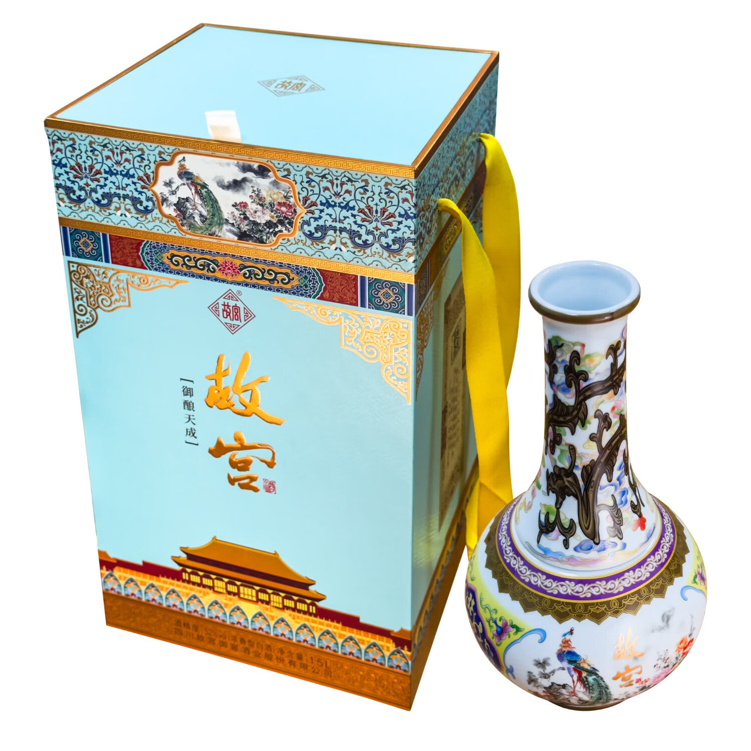 故宫御酿天成52°浓香型白酒陶瓷瓶身礼盒装1.5L/坛 52度 1.5L 1坛 (原箱)