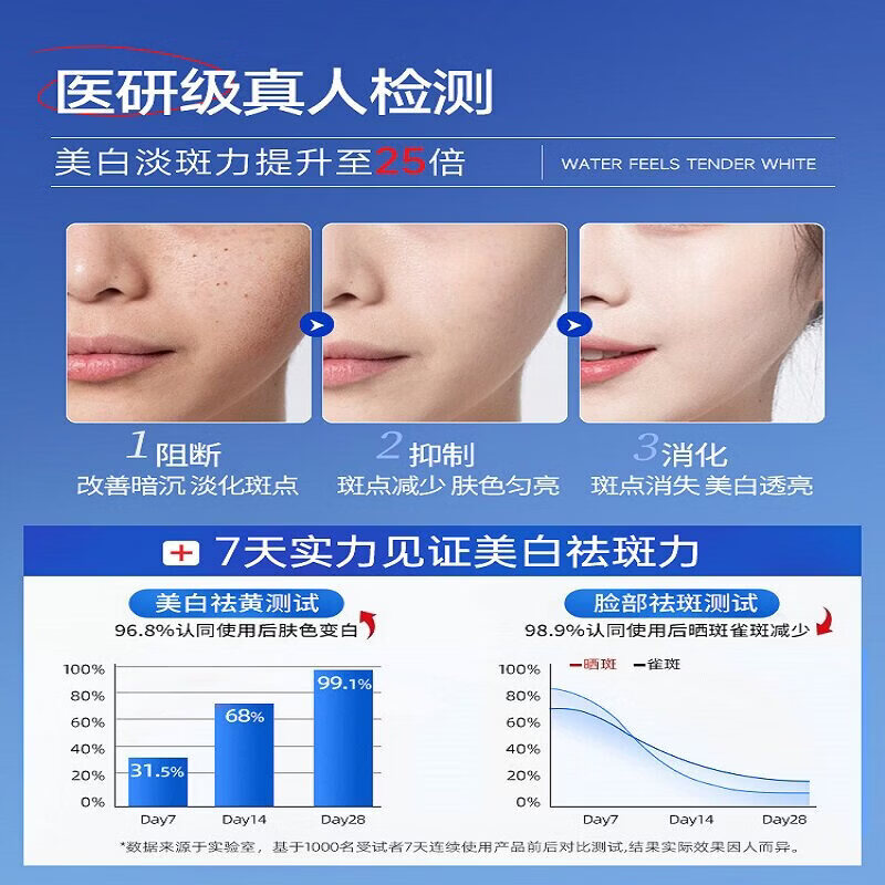 377337美白精华液提亮肤色美白改善暗沉去黄提亮肤色 1瓶