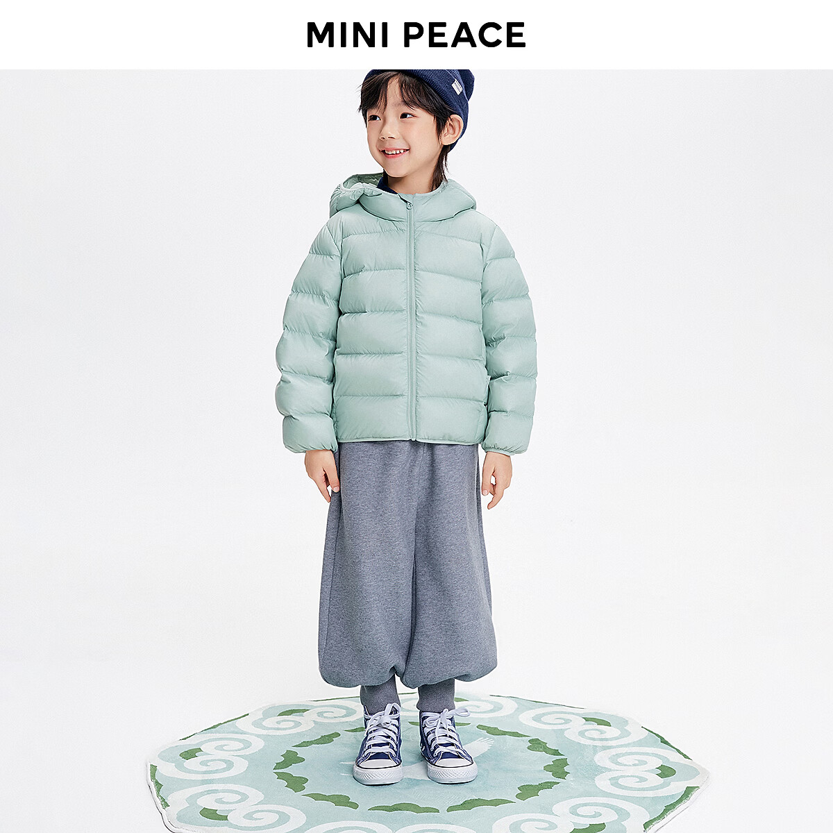 MiniPeace【国色羽绒】太平鸟童装儿童轻薄羽绒服男女童秋冬中国色羽绒外套 桃夭1 140 cm