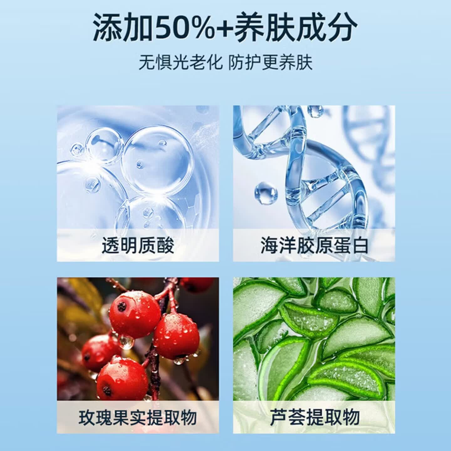安热沙安耐晒小金瓶防晒霜SPF50+防水防汗 60ml【单瓶】