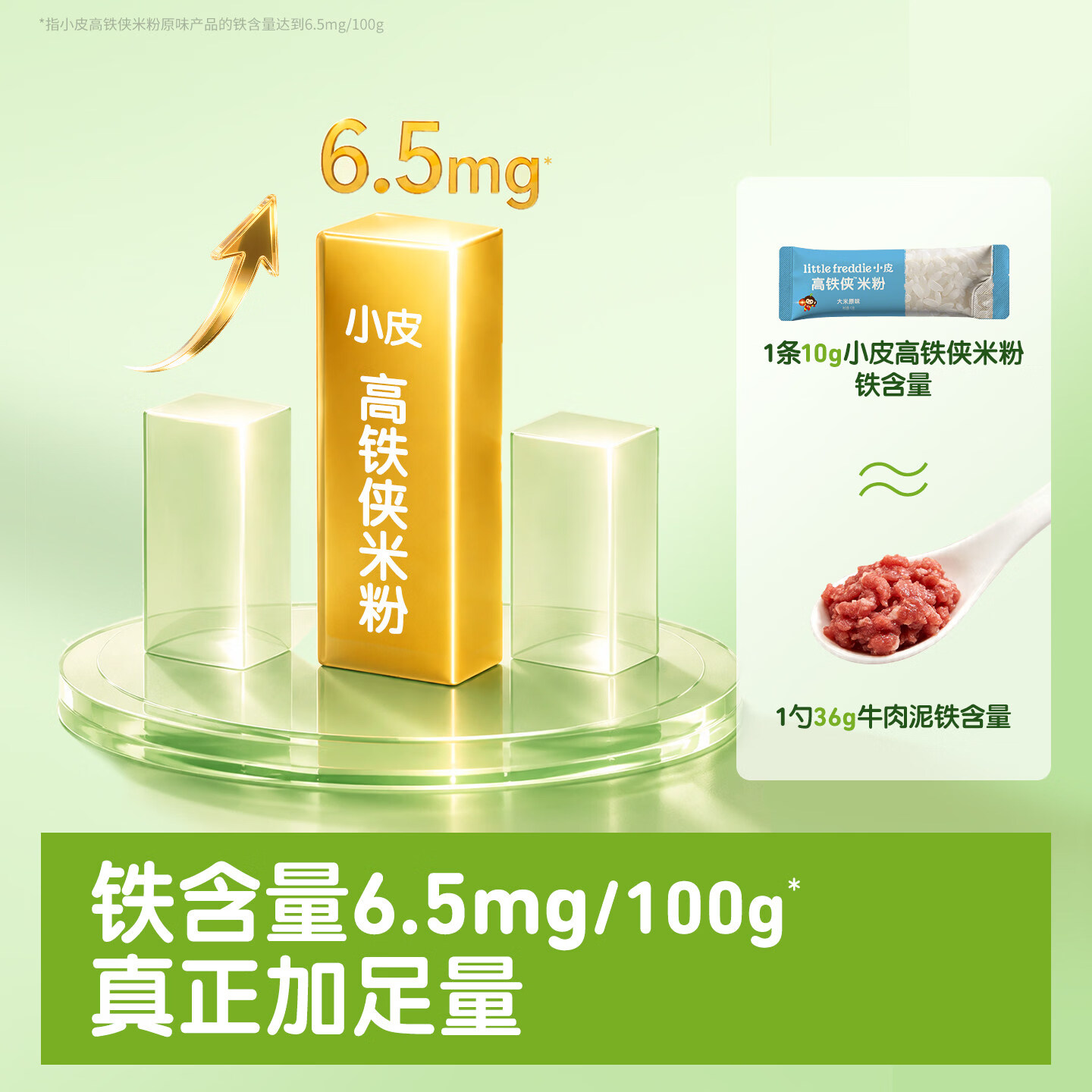 小皮（Little Freddie）先尝后买 小皮婴幼儿有机高铁侠米粉面条原味尝鲜试用装宝宝辅食 【送小皮量勺】高铁侠米粉尝鲜装 20g*2盒 选择口味