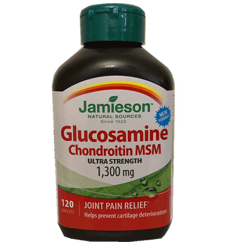 健美生硫酸氨基葡萄糖维骨力骨胶原氨糖加拿大 1瓶 氨糖 1瓶