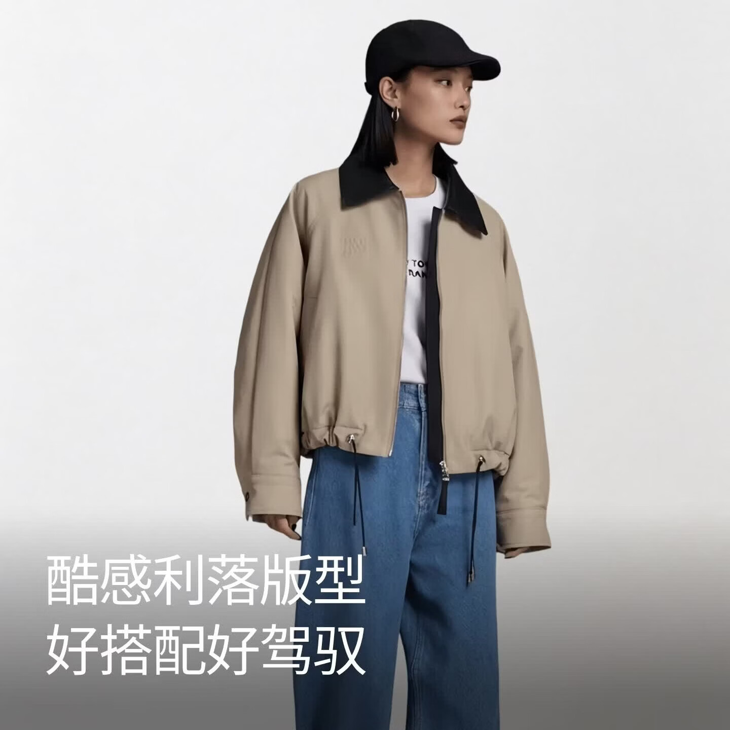 【京东直采】反季90鹅绒冬季短款羽绒服女时尚潮流保暖外套女装 棕色 【90鹅绒】 M