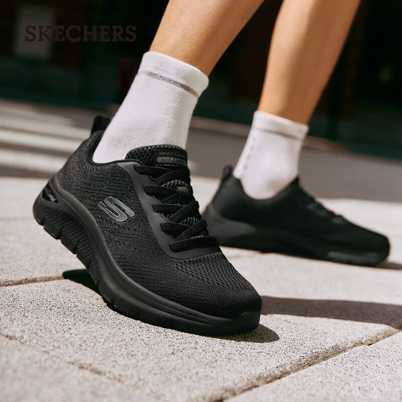 斯凯奇（Skechers）男士休闲运动鞋8790265 全黑色 /BBK 44