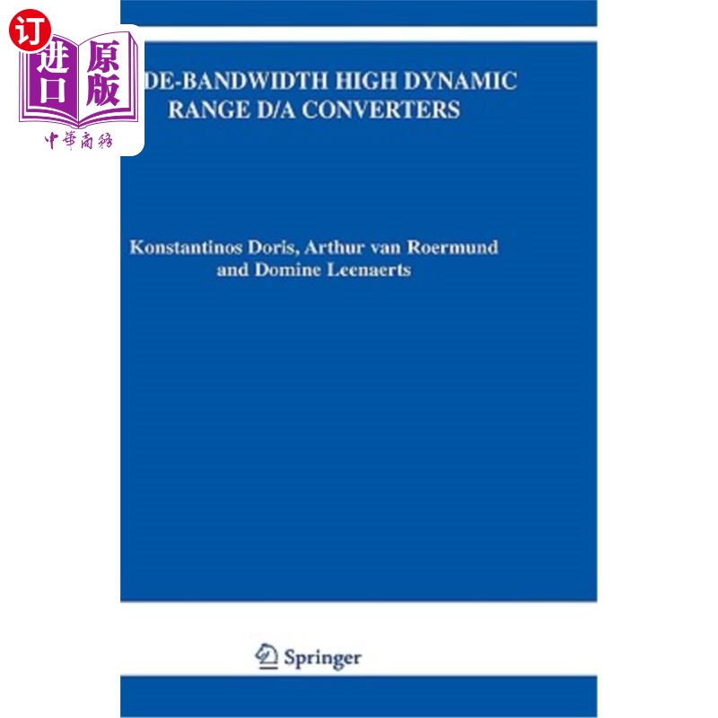 海外直订wide-bandwidth high dynamic range d/a converters 宽带高