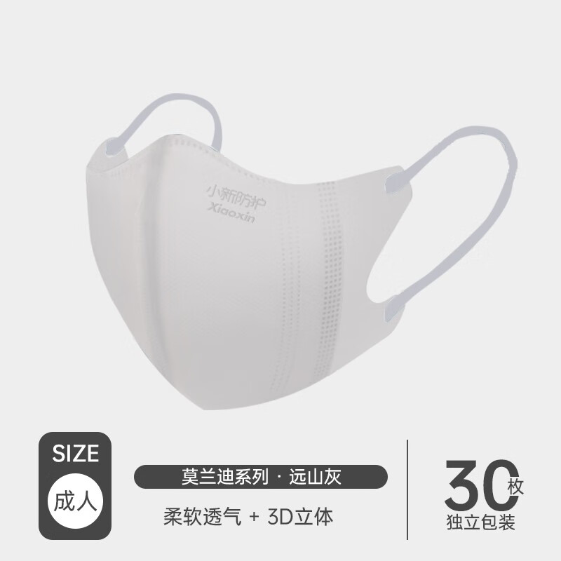 2023年口罩价格走势图,选小新防护一次性3D立体口罩,保障你的健康