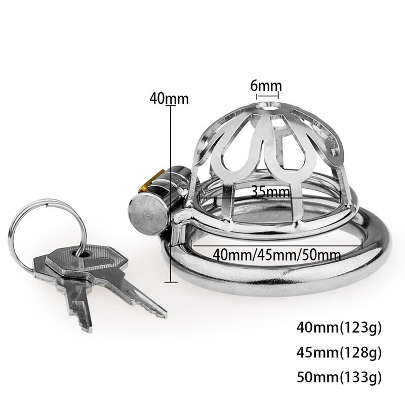 情趣用品成人玩具sm金属真操锁鸟笼男用节操器防出轨锁金属cb锁外出