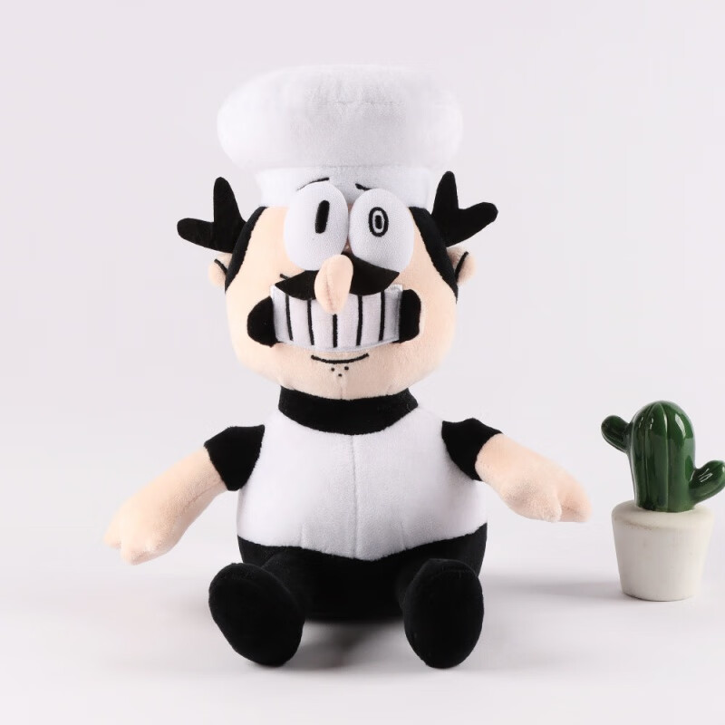 oimg现货新品pizzatowerplush披萨塔游戏周边披萨毛绒公仔 厨师现货25