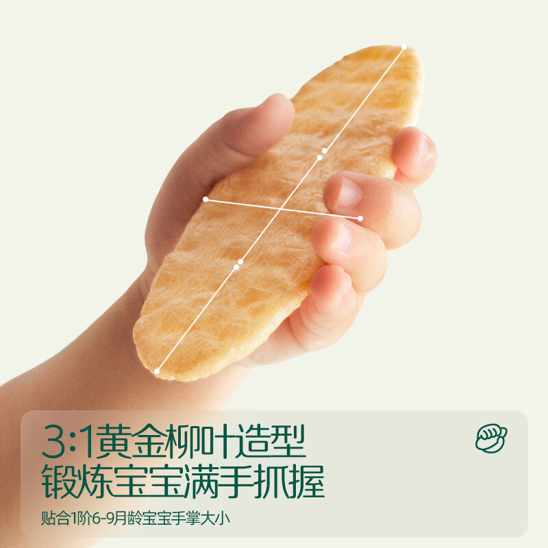 英氏(Engnice)【米饼专区】英氏宝宝零食婴幼儿米饼磨牙饼干辅食外出零食 1阶泰国茉莉香米米饼(原味)32g