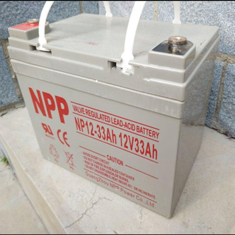 NPP蓄电池12V33Ah机房配套UPS/EPS直流屏蓄电池12v38ah蓄电池监控 12-33ah