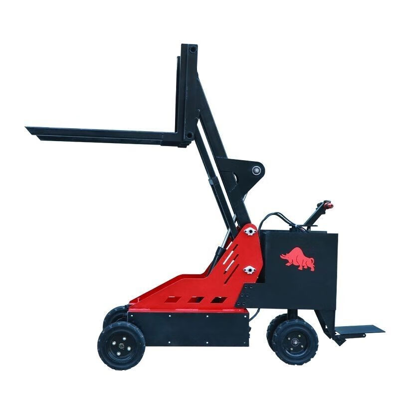 坦克小型液压升降装卸仓储库房手推电动行走搬运车 600公斤坦克叉车