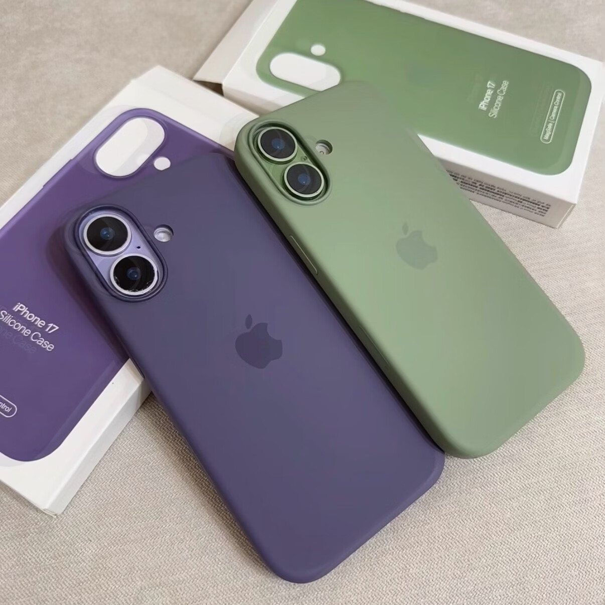 iPhone17/17pro/ 17 Pro Max磁吸动画液态硅胶保护壳 (现货速发) 雾紫色 17proMax