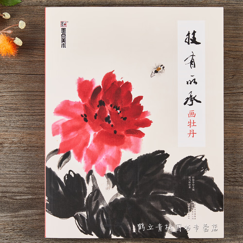 美术学院老师联合从入门到提高的国画教程图解视频讲座临摹赏析牡丹花