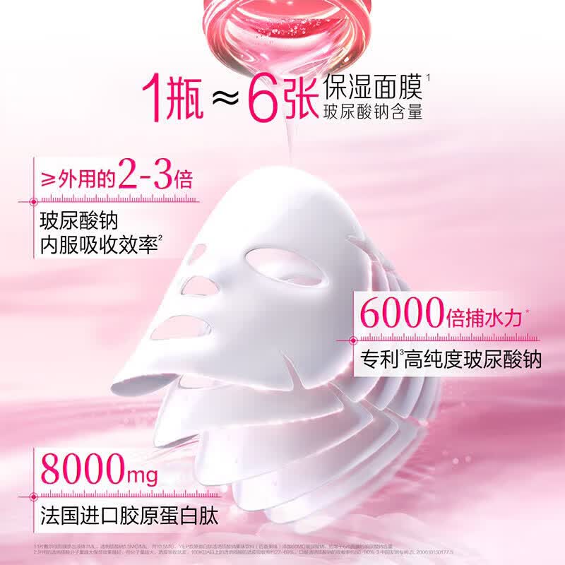 汤臣倍健yep胶原蛋白肽口服液小分子肽小粉瓶胶原饮七夕送礼礼盒送女友 【8g胶原灌注瓶】 10瓶*1盒 推荐拍2盒