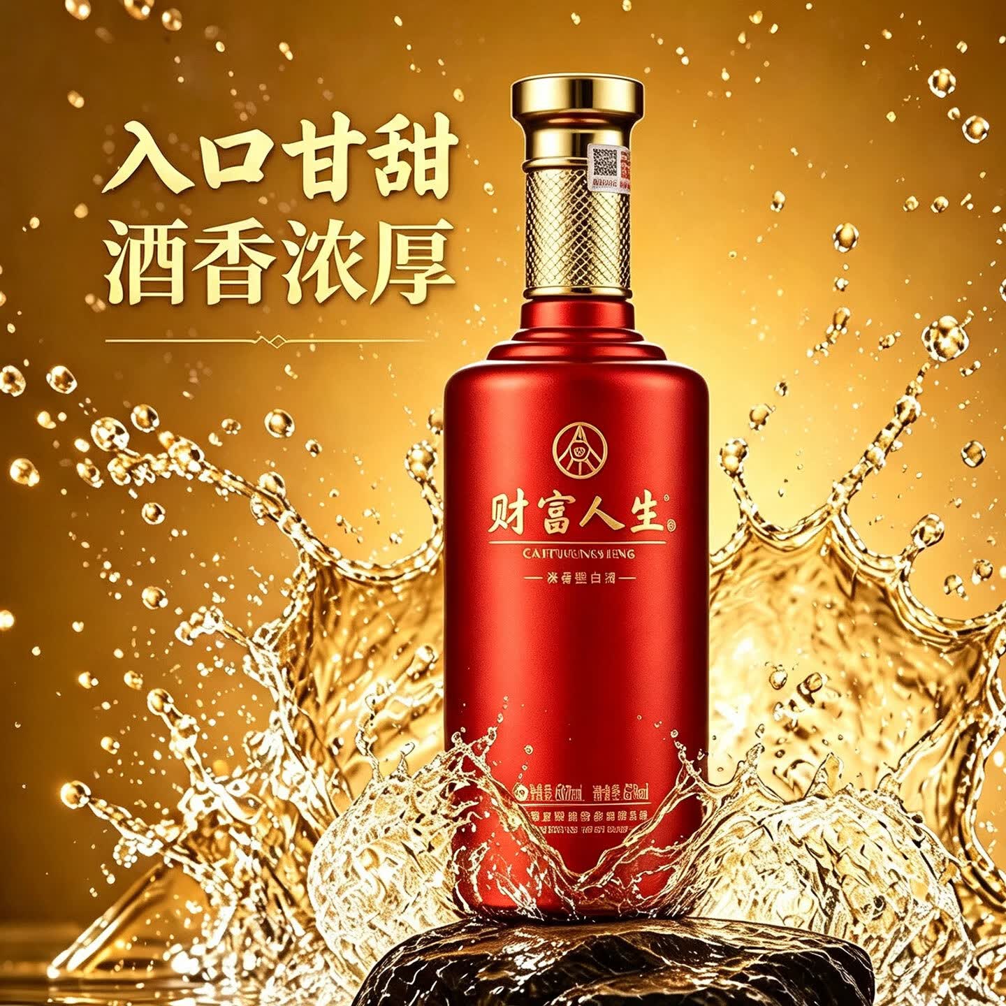 五粮浓香五粮液财富人生浓香型白酒四川名酒 52度 500mL 2瓶 两瓶装珍酿红