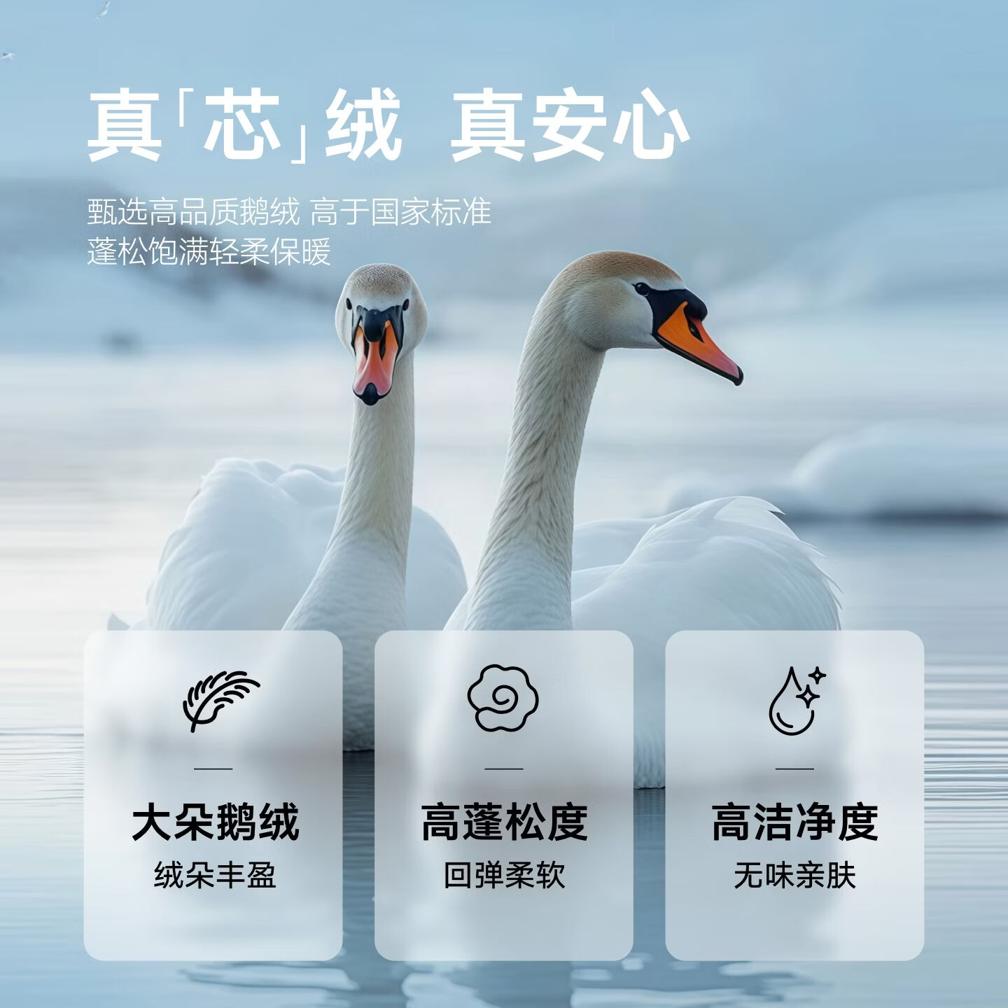 【鹦鹉梨专属】冬季鹅绒短款羽绒服轻薄保暖休闲外套 浅蓝色 【甄选鹅绒】 M 90-125胸围126