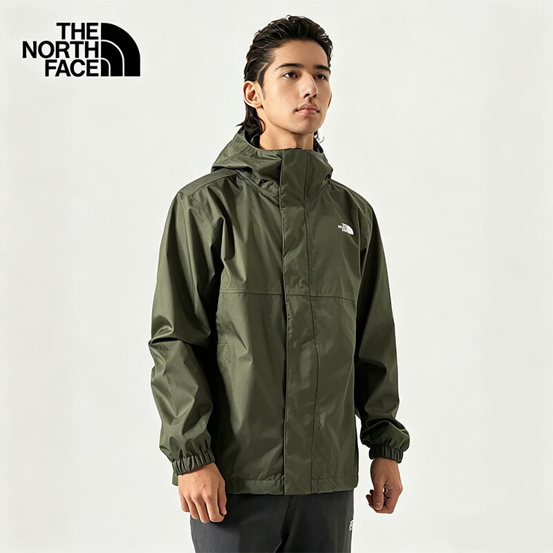 北面（The North Face）冲锋衣男经典户外防风夹克连帽硬壳外套 8AUN 21L XL