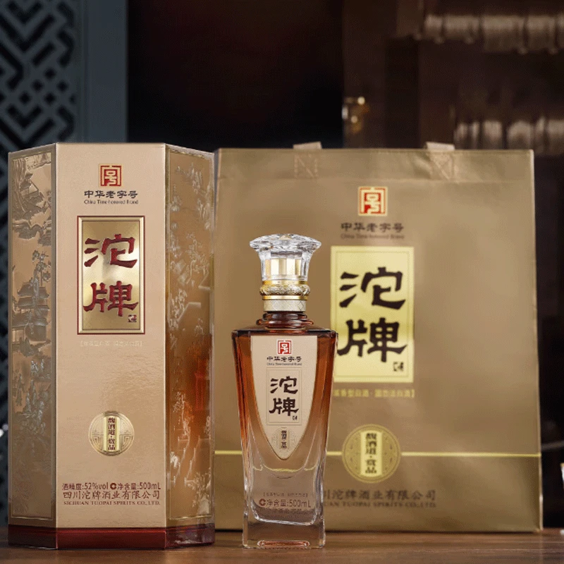 沱牌浓香型白酒 粮食酒 礼盒装白酒 送礼自饮酒新老版本随机发货 500mL 6瓶 52度馥酒道赏品整箱