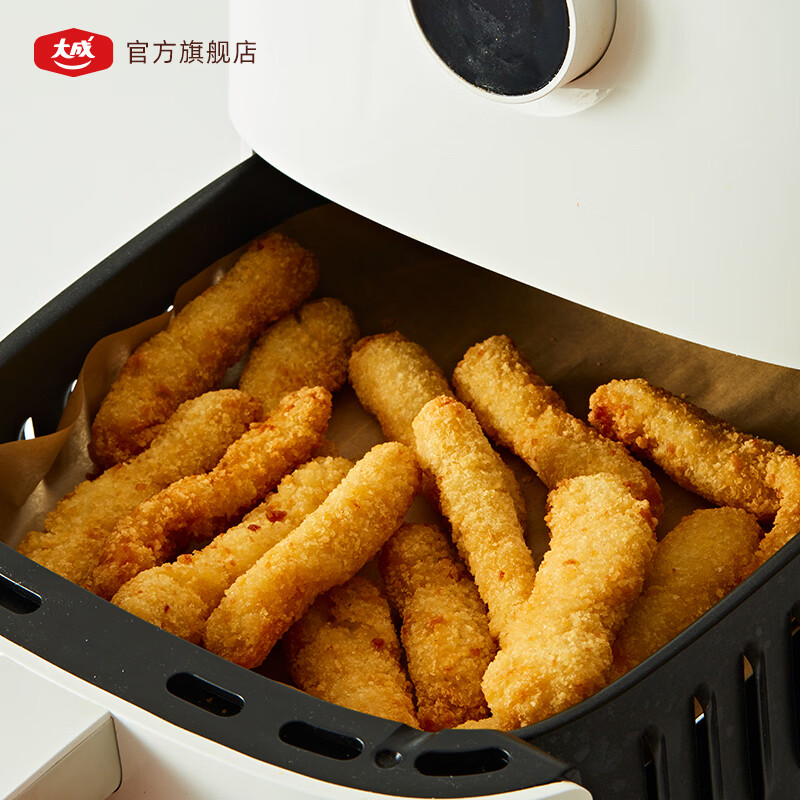 大成香嫩鸡柳无骨鸡柳早餐半成品手抓饼汉堡鸡肉空气炸锅鸡柳油炸鸡柳 无骨香嫩鸡柳500g*1【尝鲜首选】