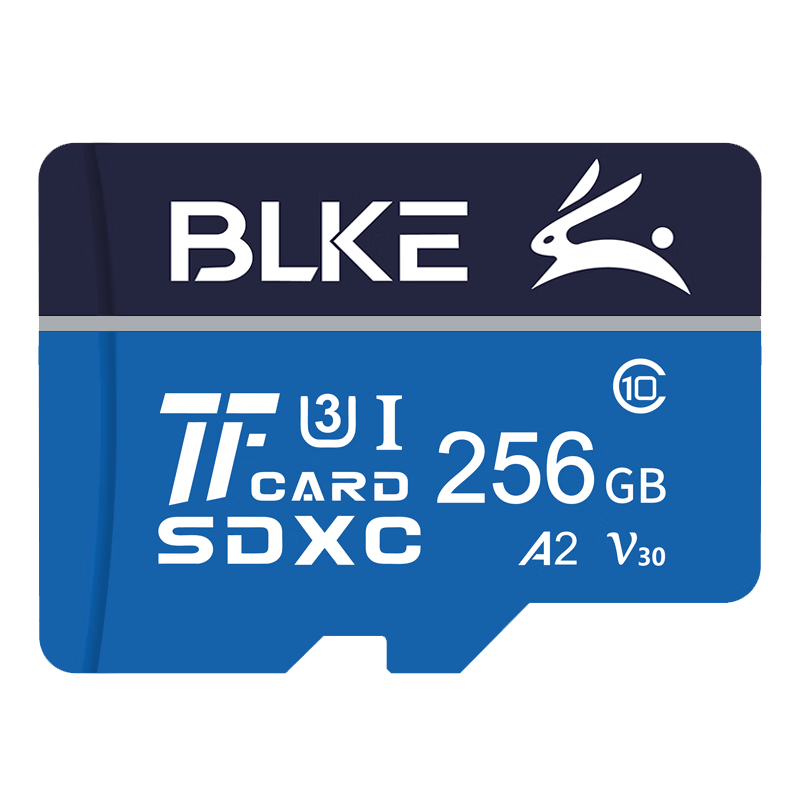 BLKE TF卡適用于大疆無(wú)人機內存卡御mavic2/御mini/air2精靈p4專(zhuān)用4K錄制SD卡 256G 高速U3無(wú)人機高速存儲卡 TF卡+讀卡器