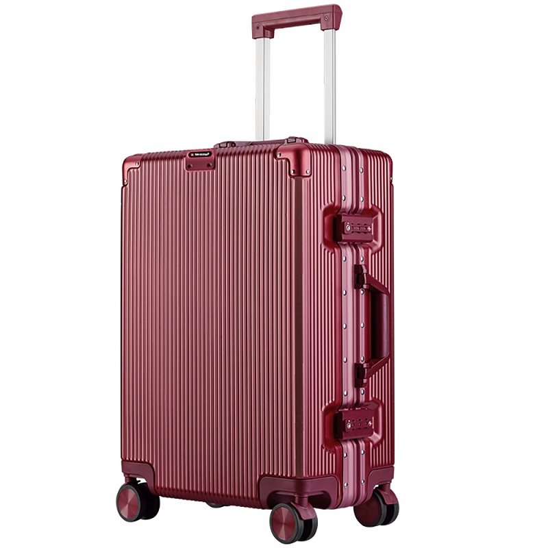 瑞士十字箱包(swissgear)全新行李箱旅行箱登机箱海关锁静音万向轮铝