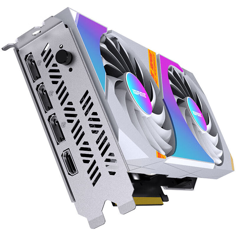 七彩虹（Colorful） iGame RTX 3050  Ultra 战斧DUO 8G 3060 12G 电竞游戏显卡 3050 U W D OC 8G+鑫谷AN650白