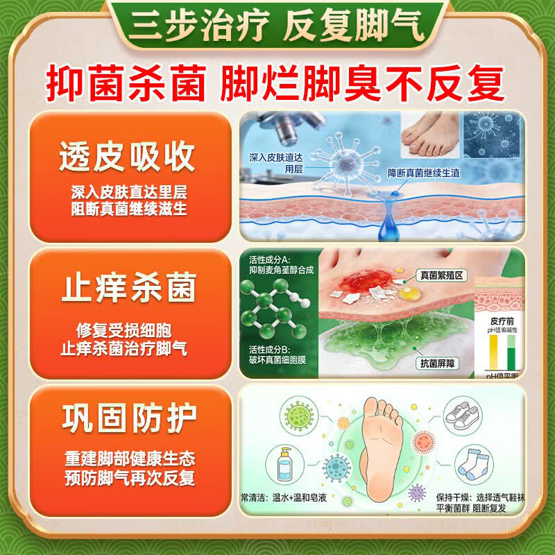 [嘉效]盐酸特比萘芬乳膏 1%*25g 2盒装 真菌感染等抗真菌药脚气药治疗止痒脱皮烂脚丫真菌感染根源治起小水泡痒特强效药 疗程装 脚底水泡脱皮