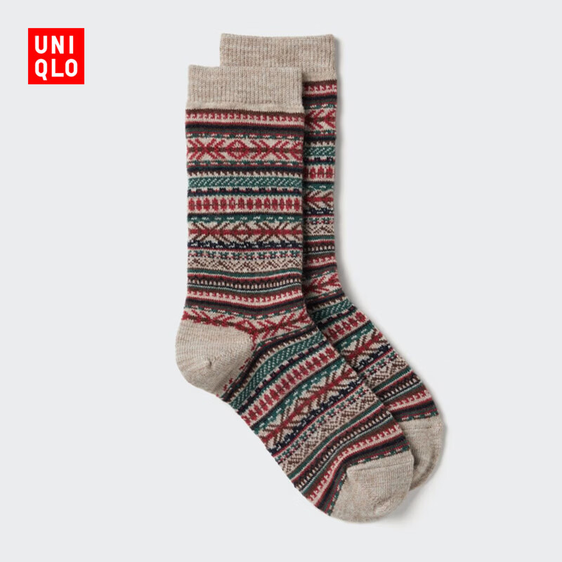 优衣库HEATTECH袜子女装487136 31 米色 S /M/23～25 cm