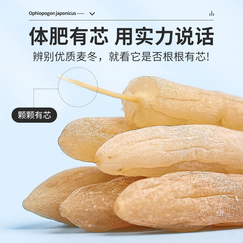 馨草纲目胖东来同款特级正宗麦冬煲汤泡水滋补养生茶野生中药材川麦冬 [精选中号]川麦冬 100g*1瓶